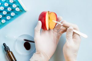 HACCP testing lab analyzing food samples for safety